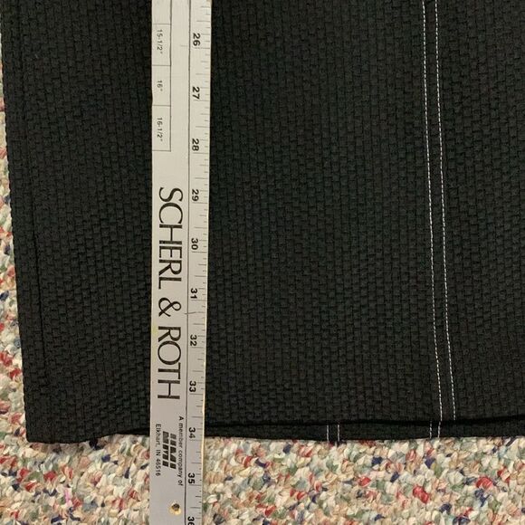 Pure Amici Black Textured White Stitching Sleeveless Sheath Mini Dress Size XS - Picture 12 of 12